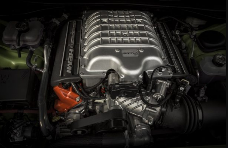 2021 Dodge Barracuda Purple engine