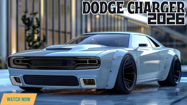 The 2026 Dodge Charger: A Muscle Car Reimagined